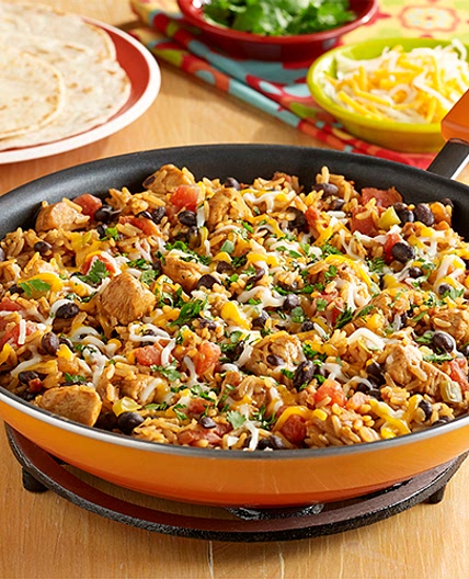 Chicken Burrito Skillet