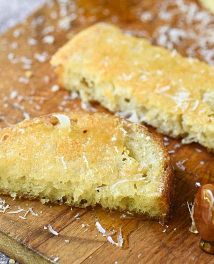 Parmesan Toast with Truffle Honey