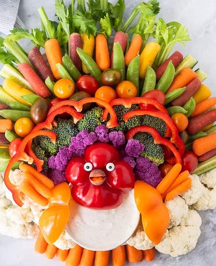 Turkey Veggie Tray