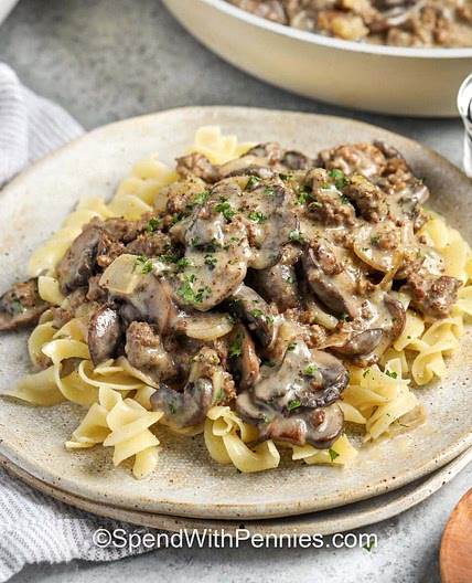 Ground Beef Stroganoff