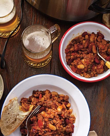 Chili de porc aux trois haricots