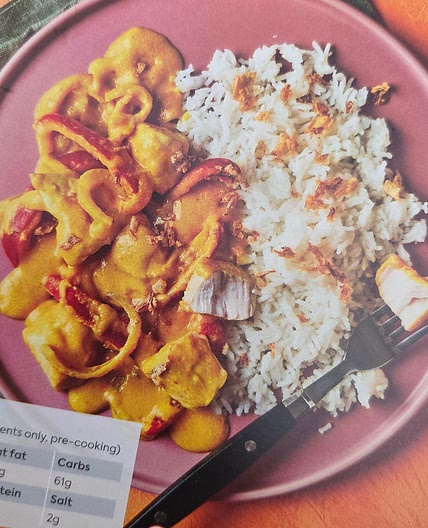 Southern style chicken penang curry