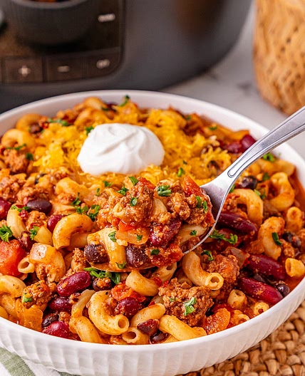 Crockpot Chili Mac