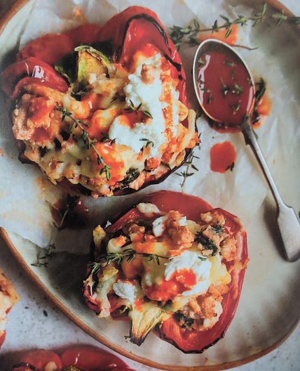 Ricotta-Stuffed Healthy Peppers