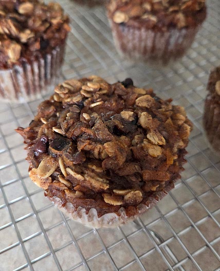 Peanut Butter Carrot Muffins
