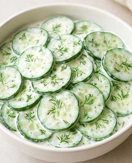 Creamy Cucumber Salad