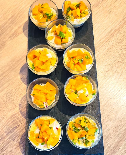 Ceviche de dorade à la mangue