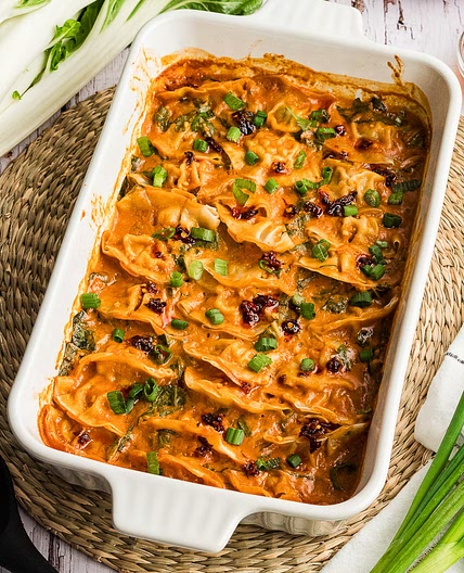 Viral One Pan Dumpling Bake