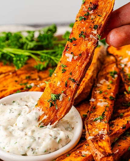 Air Fryer Sweet Potato Wedges