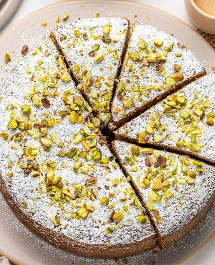 Moist Pistachio Ricotta Cake