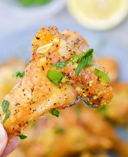 Lemon Pepper Wings in Air Fryer