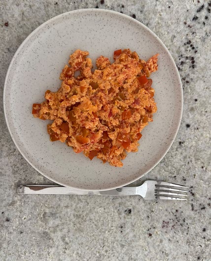 High-Protein Scramble & Lavash