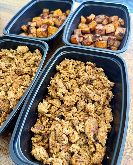 Blackstone Turkey Taco Sweet Potato Meal Prep