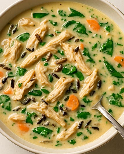 Creamy Marry Me Chicken and Wild Rice Soup