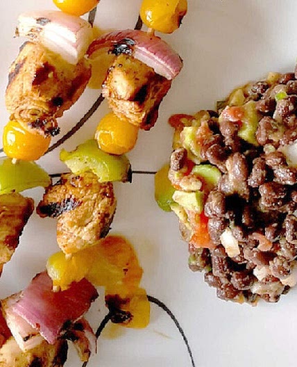 Chicken Fajita Kabobs