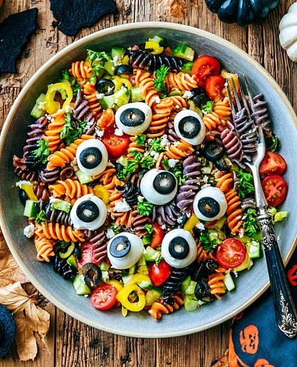 Halloween Pasta Salad