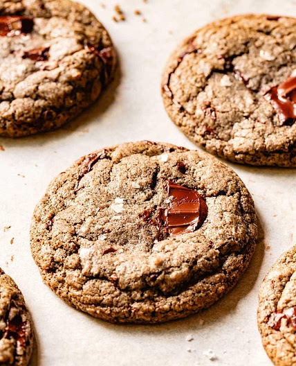 Chewy 30-Minute Buckwheat Chocolate Chip Cookies