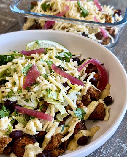 Blackstone Turkey Taco Protein Bowls