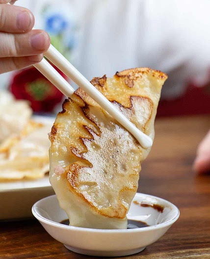 Pan-Fried Jiaozi (Chinese Pork Dumplings)