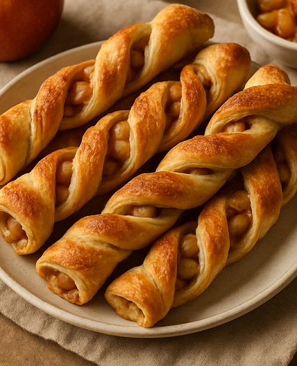 Twisted Apple Pie Rolls