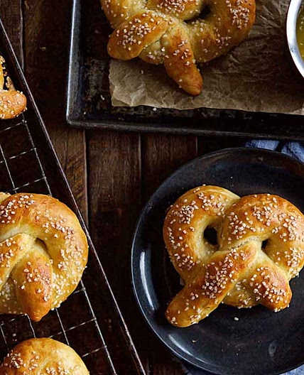 Hot Buttered Soft Pretzels