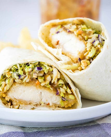Asian Chicken Wraps