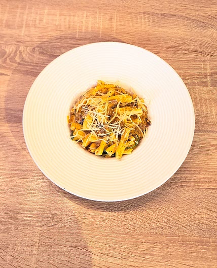 Casarecce « alla ragù bianco »