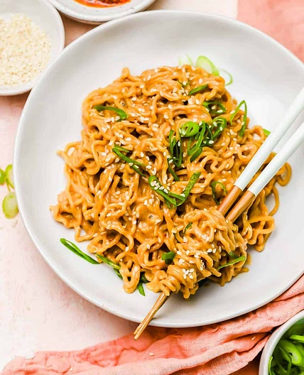Cold Spicy Peanut Sesame Noodles