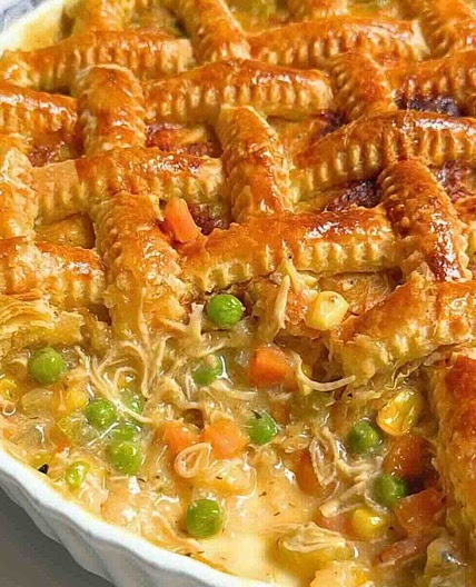 Puff Pastry Chicken Pot Pie