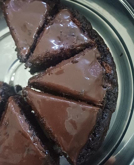 Whole Wheat Orange Chocolate Fudge Cake