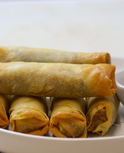 Air Fryer Spring Rolls (Frozen)