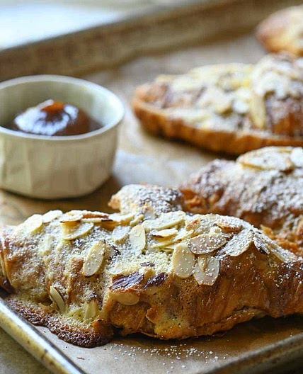 Easy Apple Butter Almond Croissants