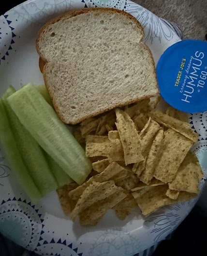 PB&J lunch