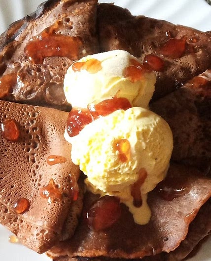Panqueca de chocolate