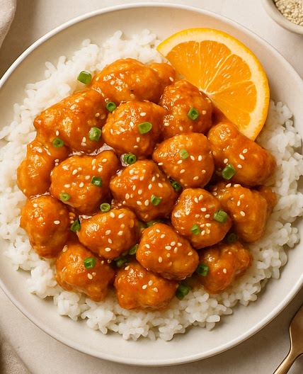 Air-Fryer Orange Chicken