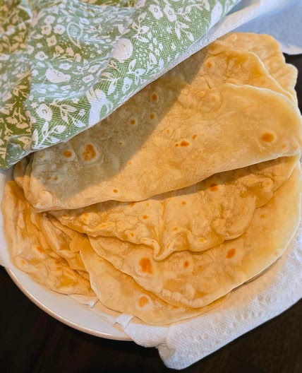 Homemade Flour Tortillas