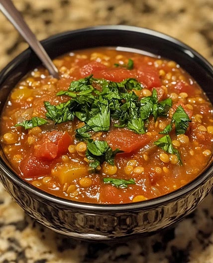 Smoky Lentil & Tomato Stew