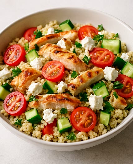 Chicken & Feta Couscous Salad