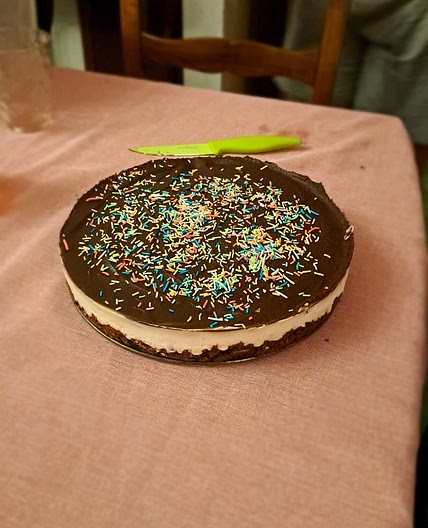 Cheesecake MARINA di salame al cioccolato senza uova