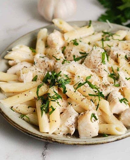 Lemon Herb Boursin Chicken Pasta