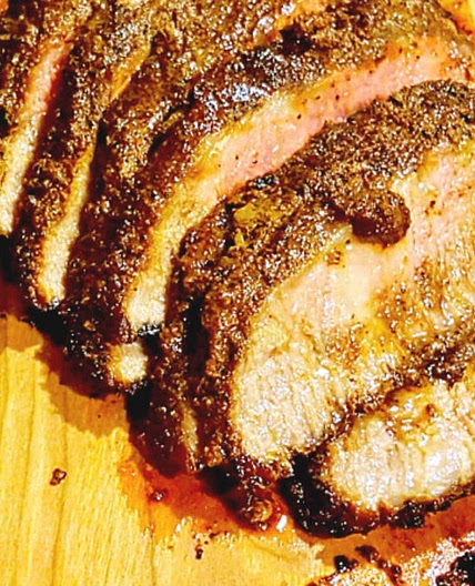 Coffee Rubbed Flat-Iron Roast