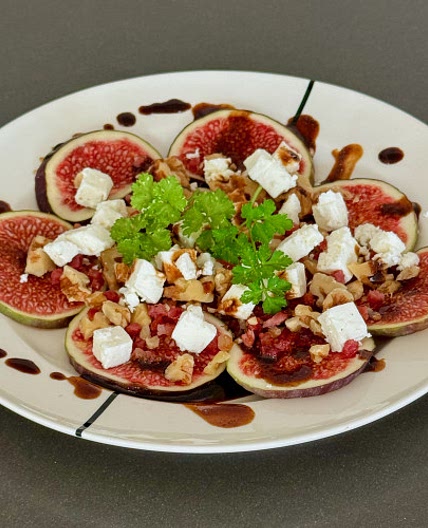 fresh fig carpaccio