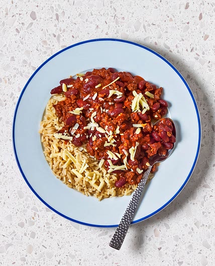 Smoky Chilli Con Carne With Rice