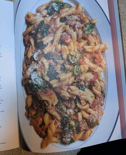 Chard with Anchovies, Olives, and Tomato