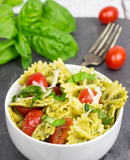 Pesto Pasta with Grilled Chicken
