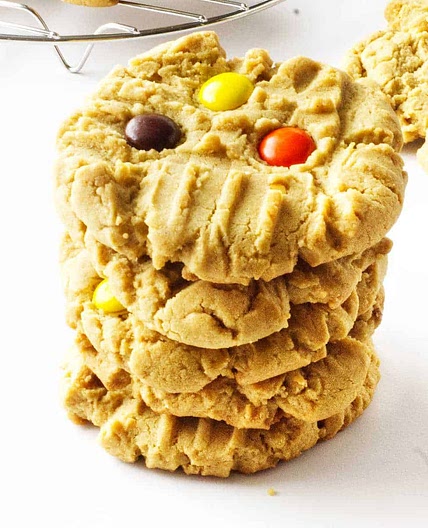 Peanut Butter Reese’s Pieces Cookies