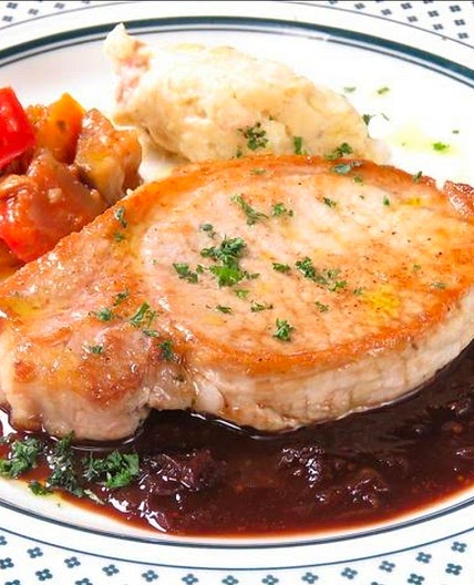 Bordelaise Pork Chops