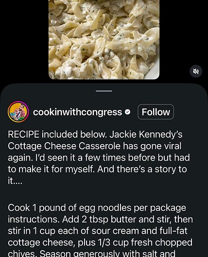 Jackie Kennedys famous casserole 