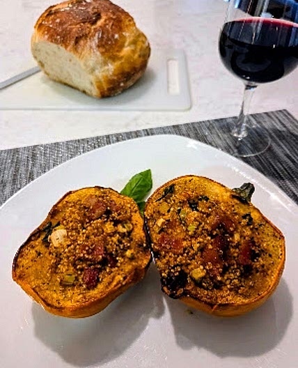 Quinoa Stuffed Acorn Squash