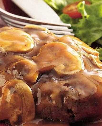 Herbed Salisbury Mushroom Steaks w/ Gravy